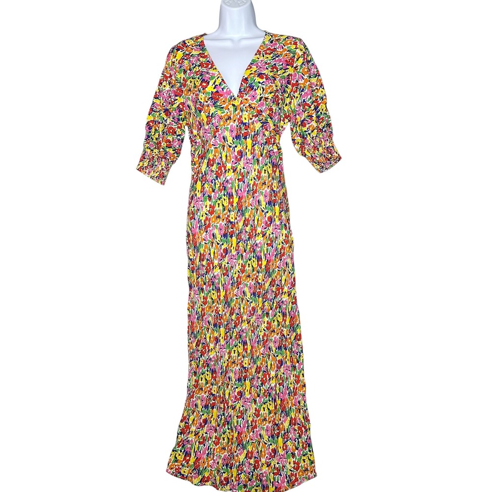 NWT RIXO for Target Women Floral Midi/Maxi Dress 4 Cottagecore Romantic Feminine